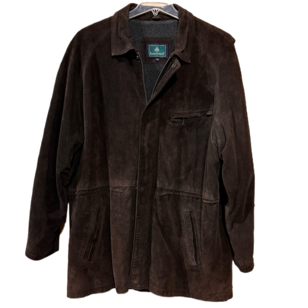 RAINFOREST Leather Winter Coat Jacket Yellowstone Native American Western